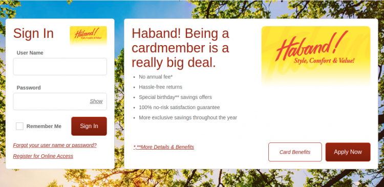 Haband Credit Card Logo