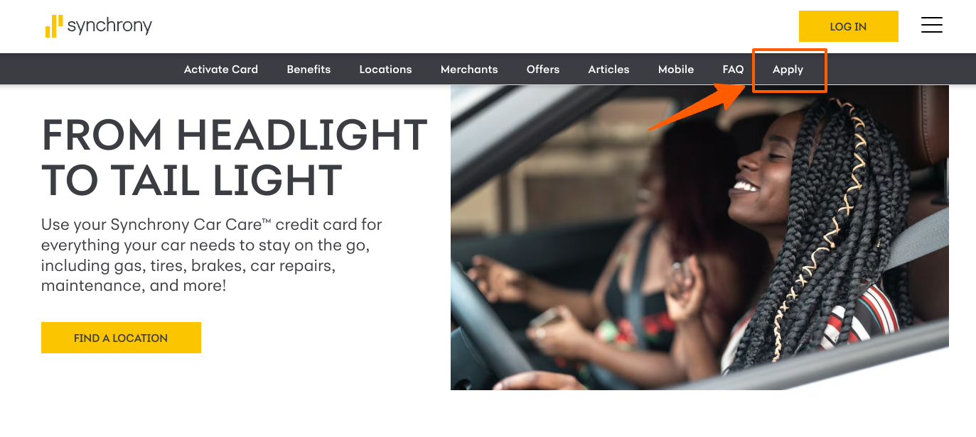 Apply for Synchrony Car Care Credit Card