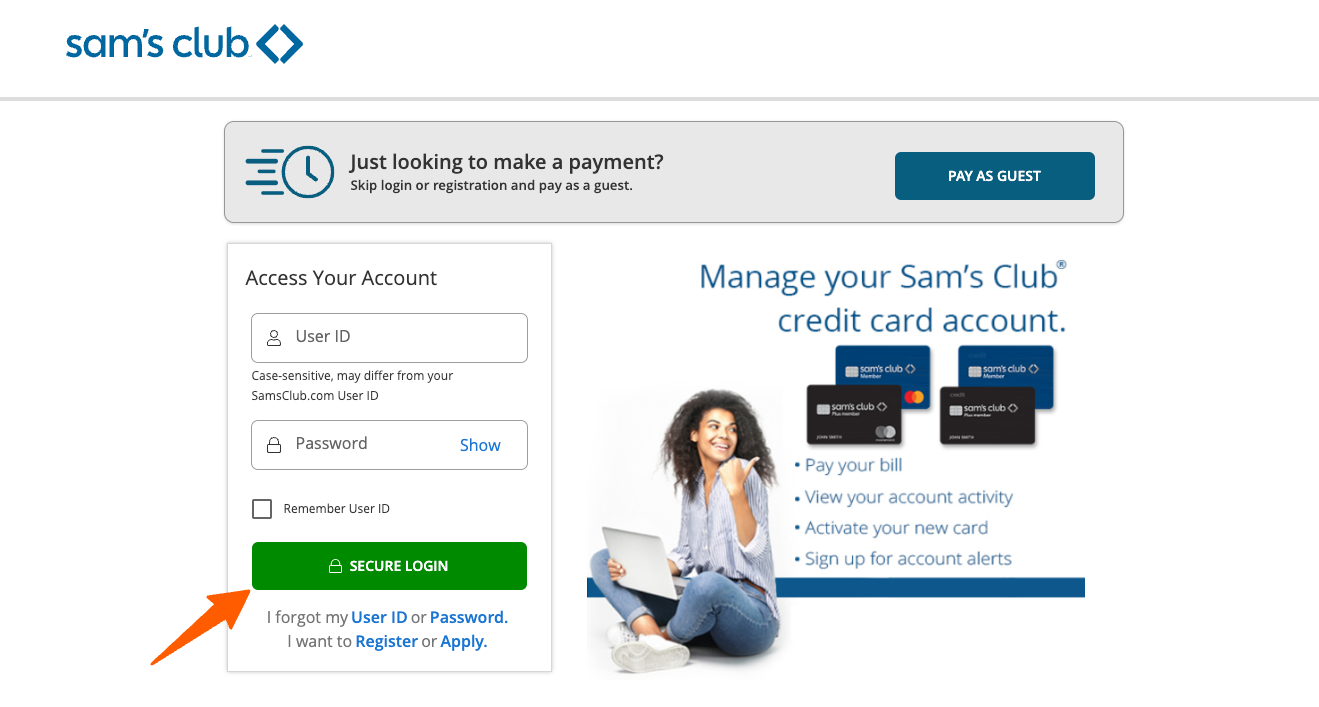 Sam’s Club Credit Card Login